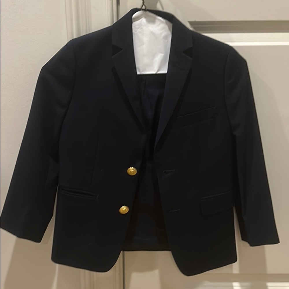 Size boys 7 navy blazer; Ralph Lauren